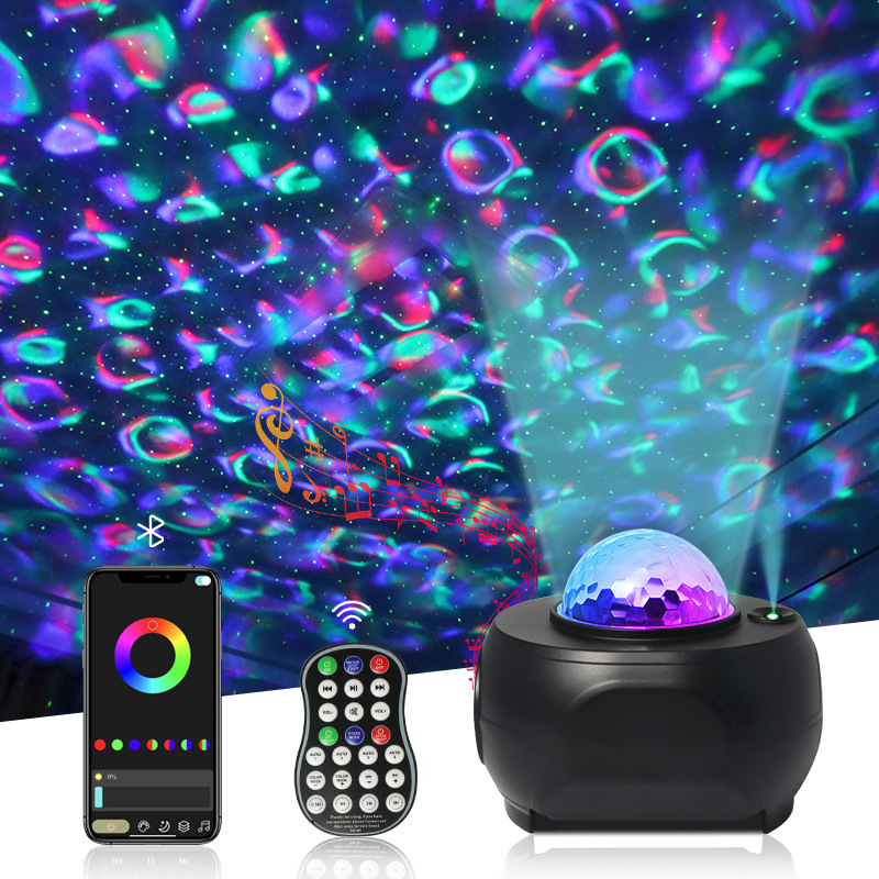 5 i 1 Galaxy - en stjärnprojektor med Bluetooth-högtalare