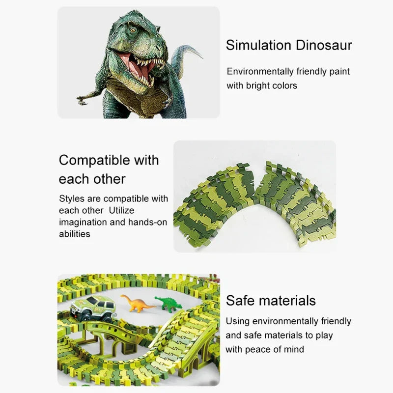 Dino Spår - Dinosaurie Äventyrsras Set