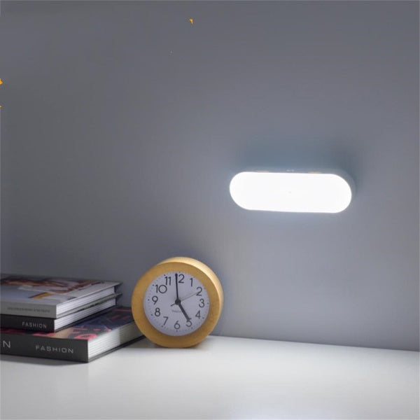 Trådlös LED Vägglampa med USB-laddningsfunktion och Rörelsesensor