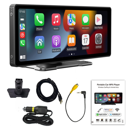 Trådlös bilskärm med pekskärm för navigering