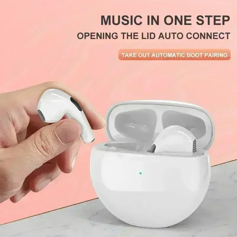 Trådlösa Bluetooth-hörlurar med laddningsfodral