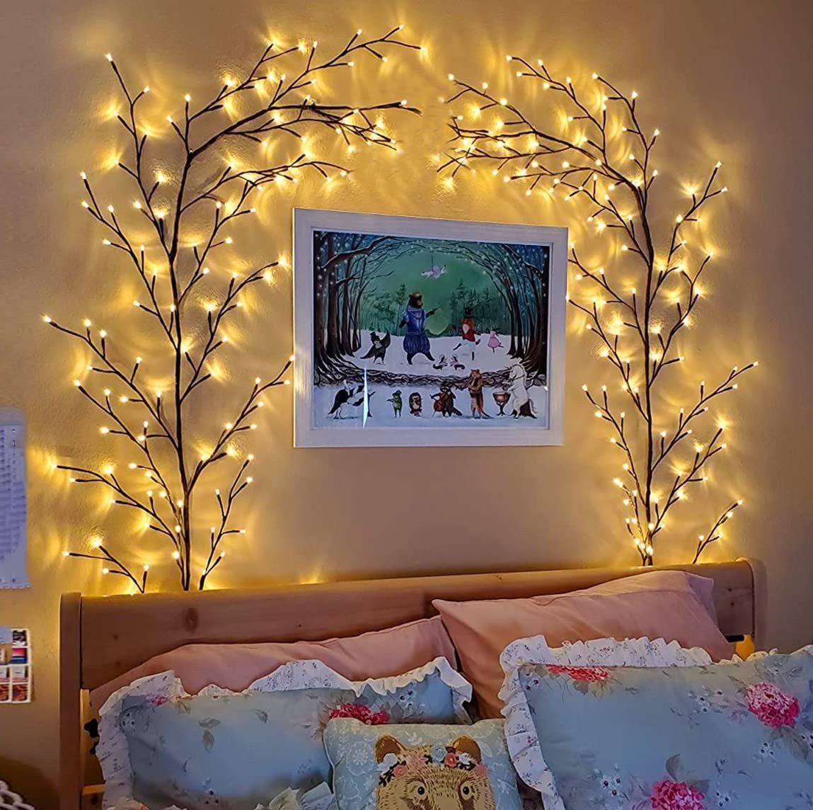 Glowing Tree Branch Decor LED Wall Lamp