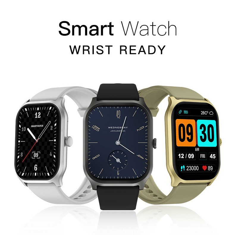 Smartwatch Fitness Tracker med Stort Display