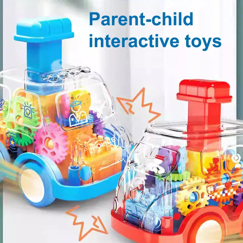 Friktionsdriven leksaksbil