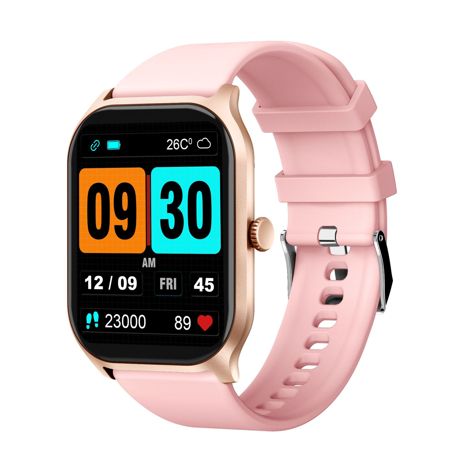Smartwatch Fitness Tracker med Stort Display