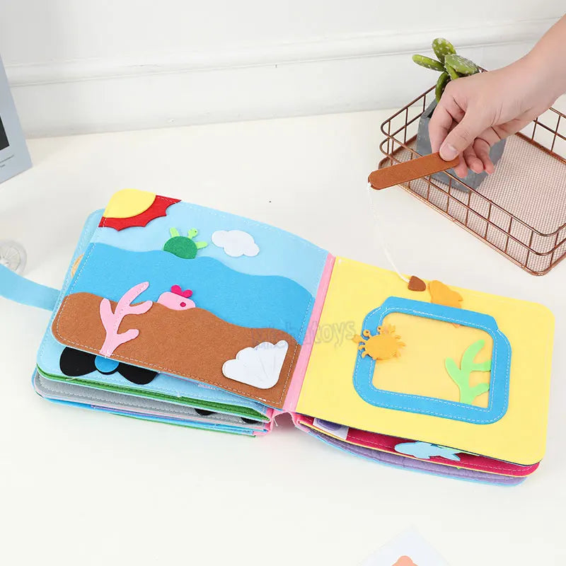 Sensorisk Lärbok - Montessori Roligt för Barn