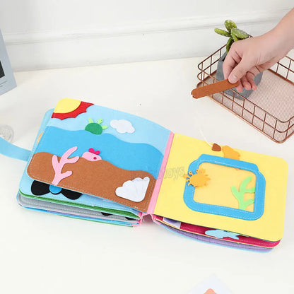 Sensorisk Lärbok - Montessori Roligt för Barn