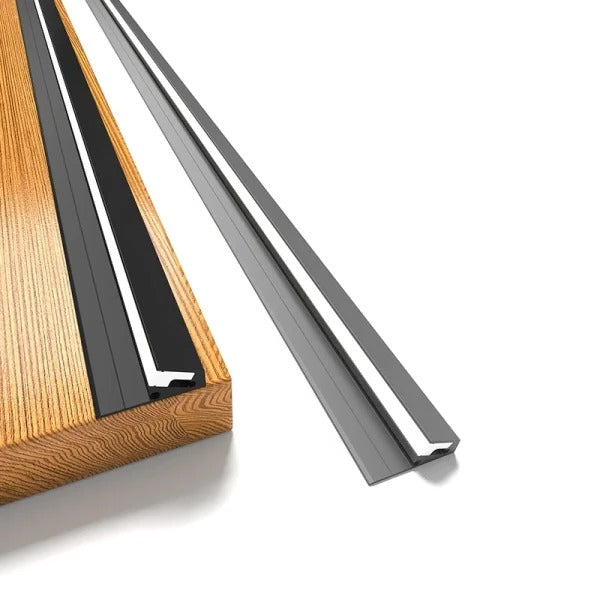 Luxora 45 Grad LED Under Cabinet Belysning Barer Osynliga Ultra Tunn Remmar