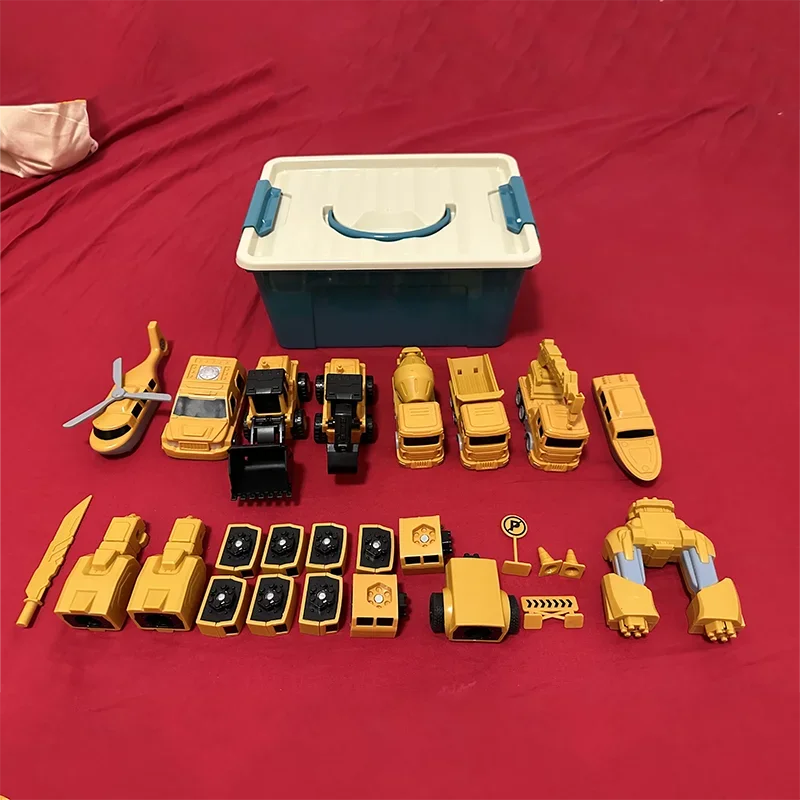 TransformaTruck - Magnetisk Konstruktionsfordon Leksak