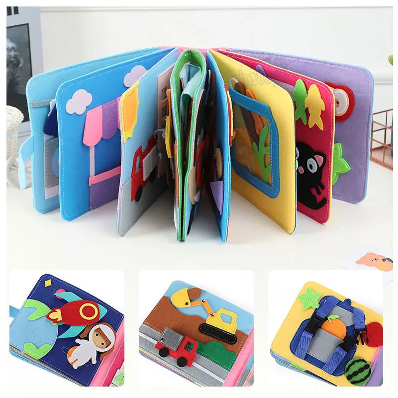 Sensorisk Lärbok - Montessori Roligt för Barn