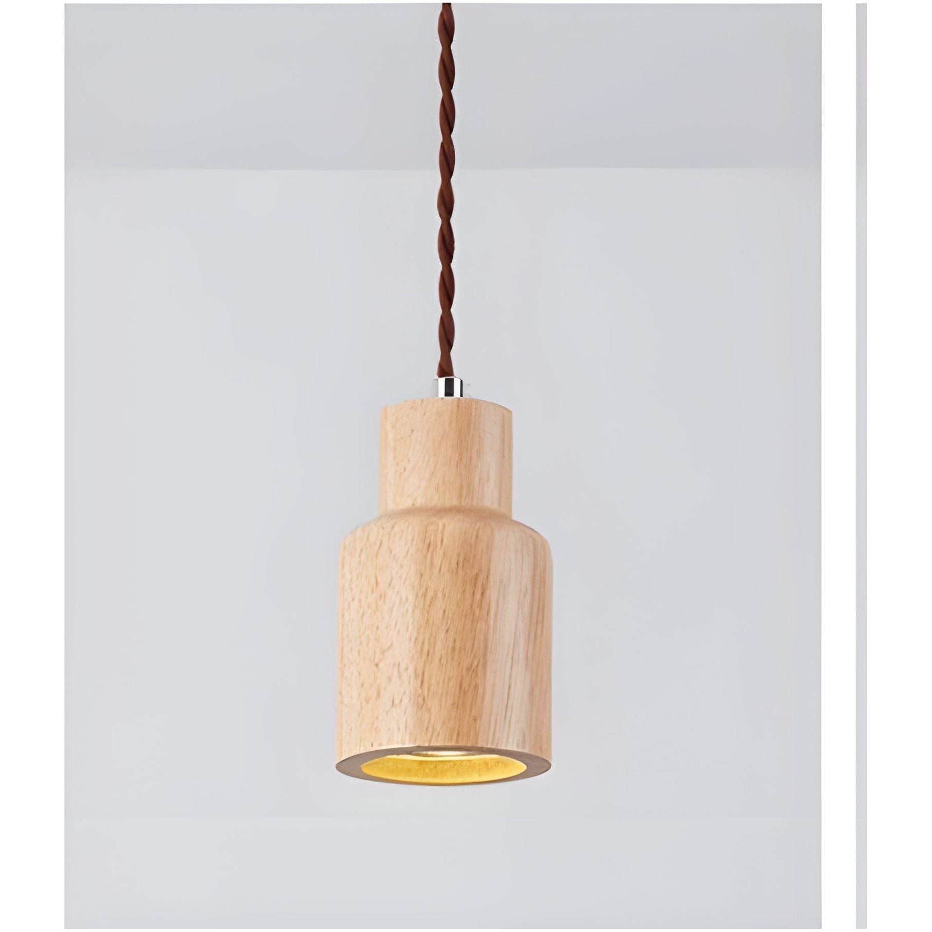 LuxeTrail Light - Skandinavisk Trä Pendellampa