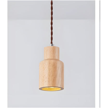 LuxeTrail Light - Skandinavisk Trä Pendellampa