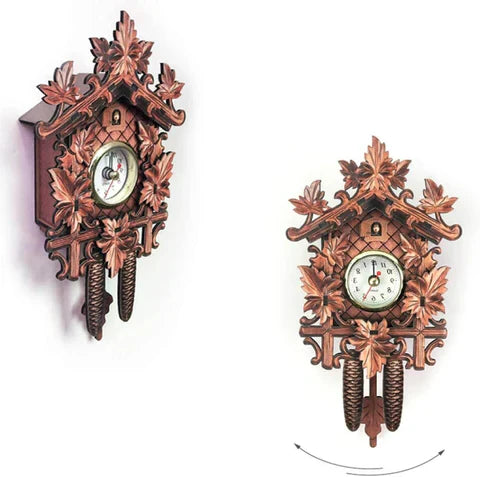 LuxRoyale Retro Kuckucksväggur med Pendeldesign