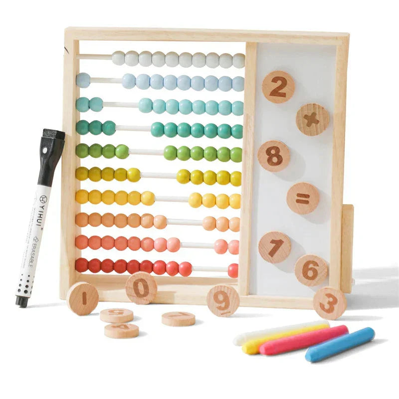 Trä Abacus Lärande Set