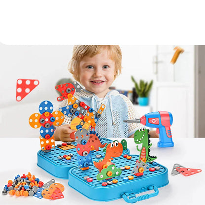 Byggarens borrrset för barn