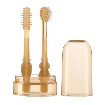 GentleSmile Baby Tandborste Set – Mjuk &amp; Säker Oral Vård