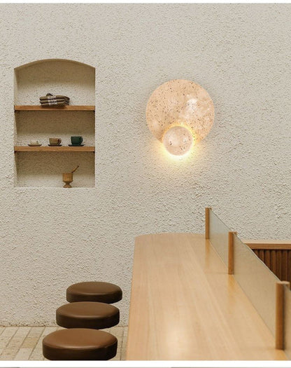 Kreativ Minimalistisk LED-vägglampa – Moderna design av metall och glas