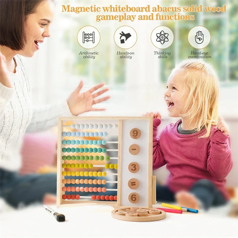 Trä Abacus Lärande Set