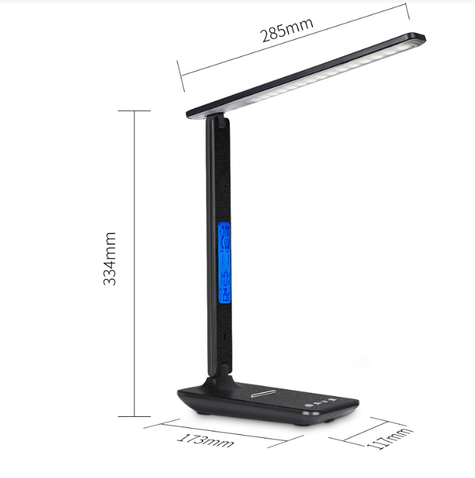 LumiBureau - LED Skrivebordslampa med Trådlös Laddare