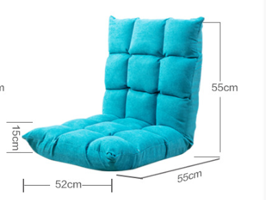 Golvstol med justerbart ryggstöd