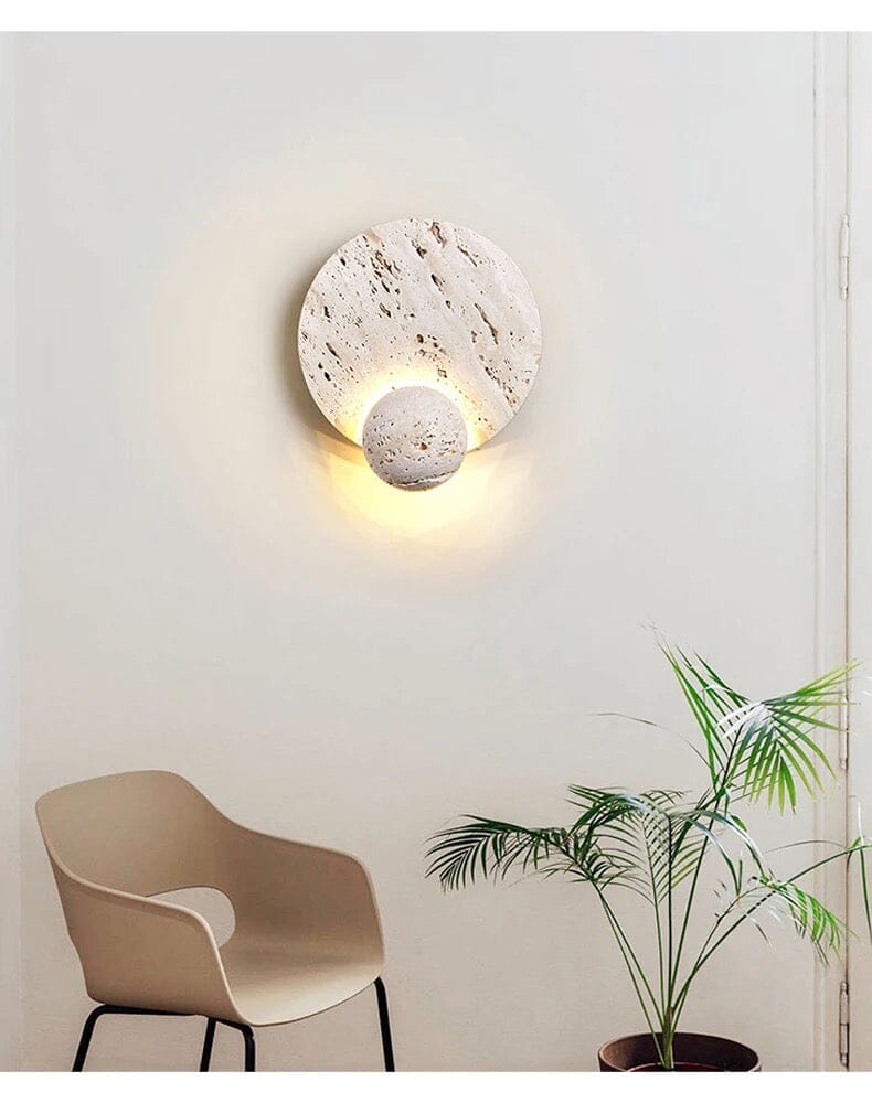 Kreativ Minimalistisk LED-vägglampa – Moderna design av metall och glas