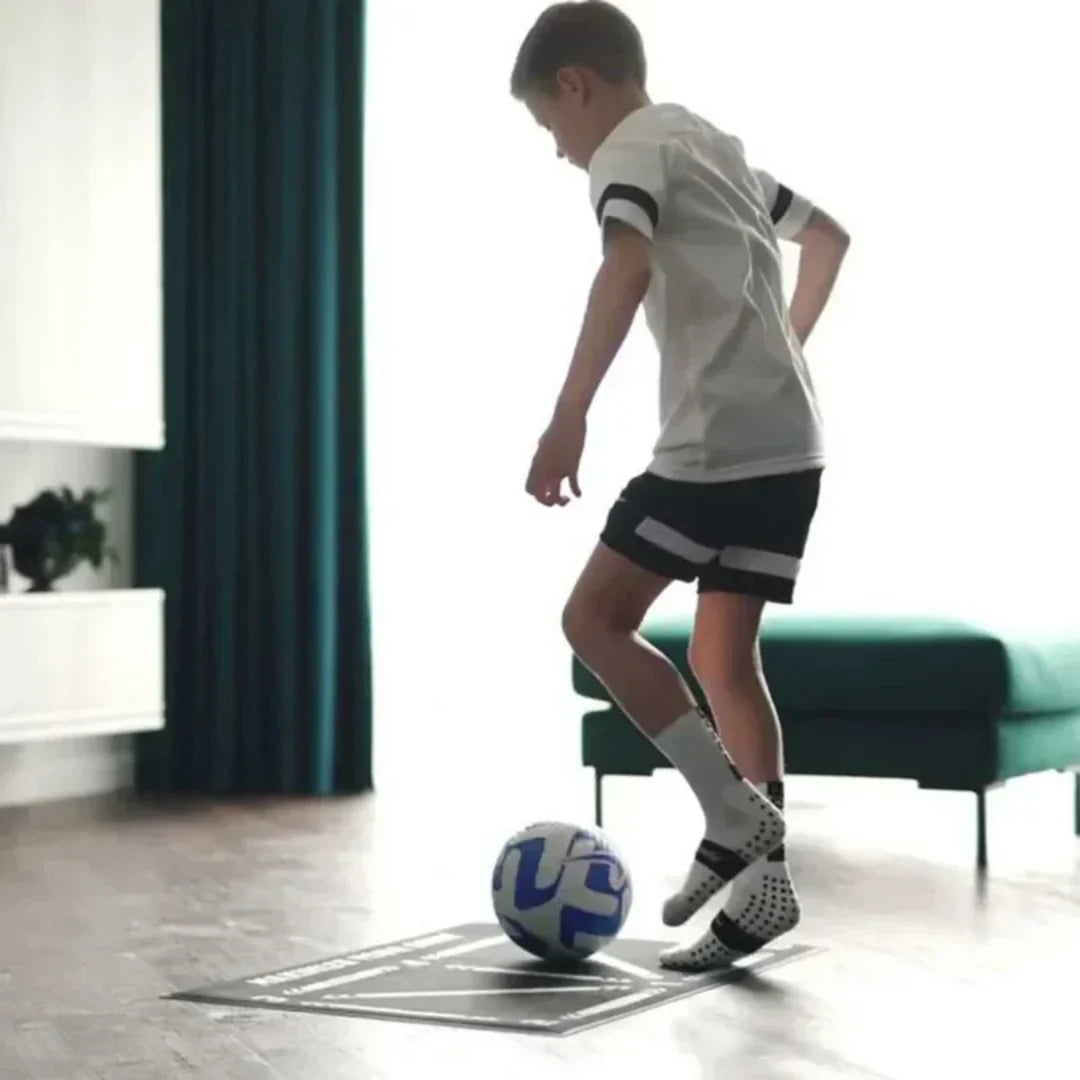 Interaktiv fotbollsträningsmatta