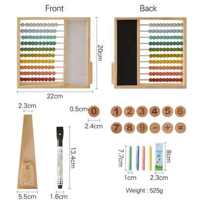 Trä Abacus Lärande Set