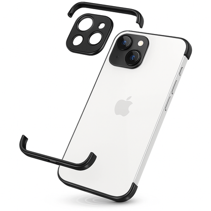 Mobilskal Minimalistisk Slim Skyddande Metallfack