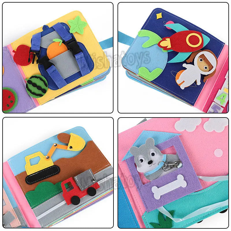 Sensorisk Lärbok - Montessori Roligt för Barn