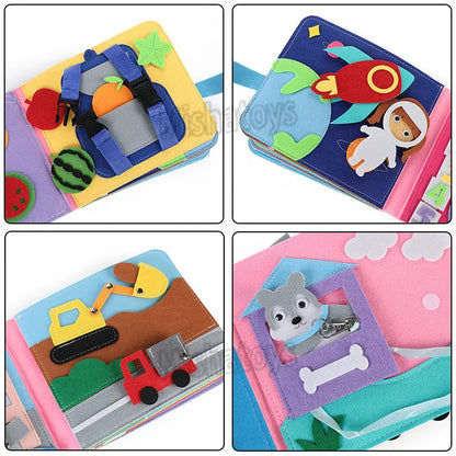 Sensorisk Lärbok - Montessori Roligt för Barn