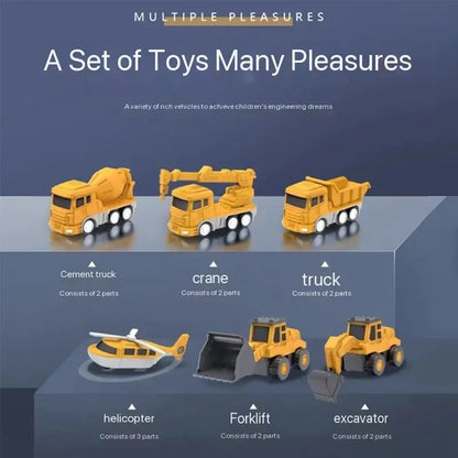 TransformaTruck - Magnetisk Konstruktionsfordon Leksak