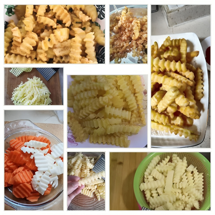 Carvallo - Vågig köksrivare i rostfritt stål