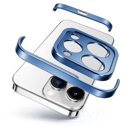 Mobilskal Minimalistisk Slim Skyddande Metallfack