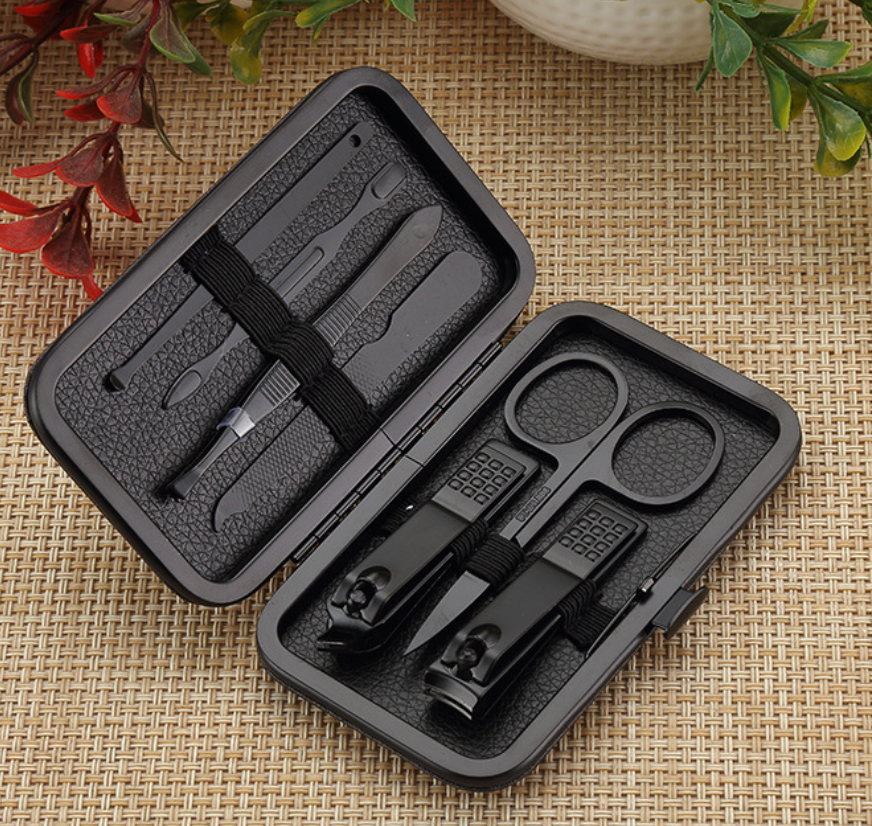 Nagelklippare Set | Rese-kit för personlig vård i rostfritt stål