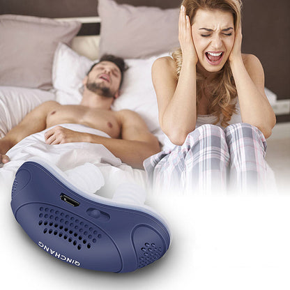 Micro CPAP Anti Snoring Elektronisk Sömn Apné Enhet