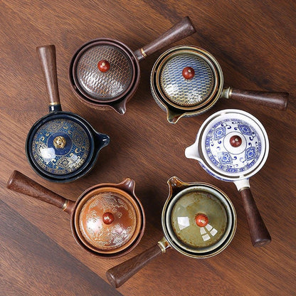 Keramisk Japansk Rotations Tekanna Premium set