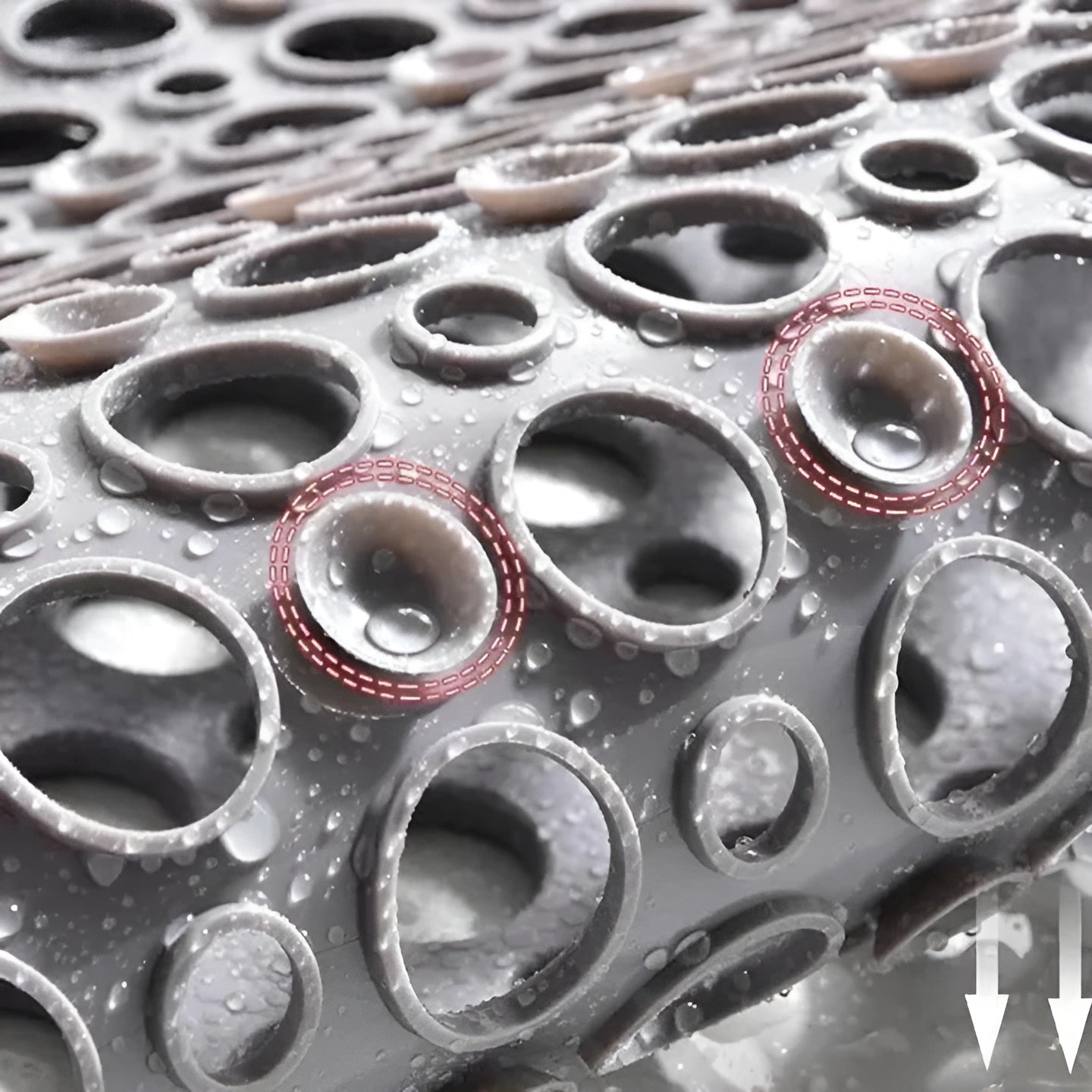 Halkfri duschmatta – Antibakteriell och hygienisk | Säkert grepp i badrummet