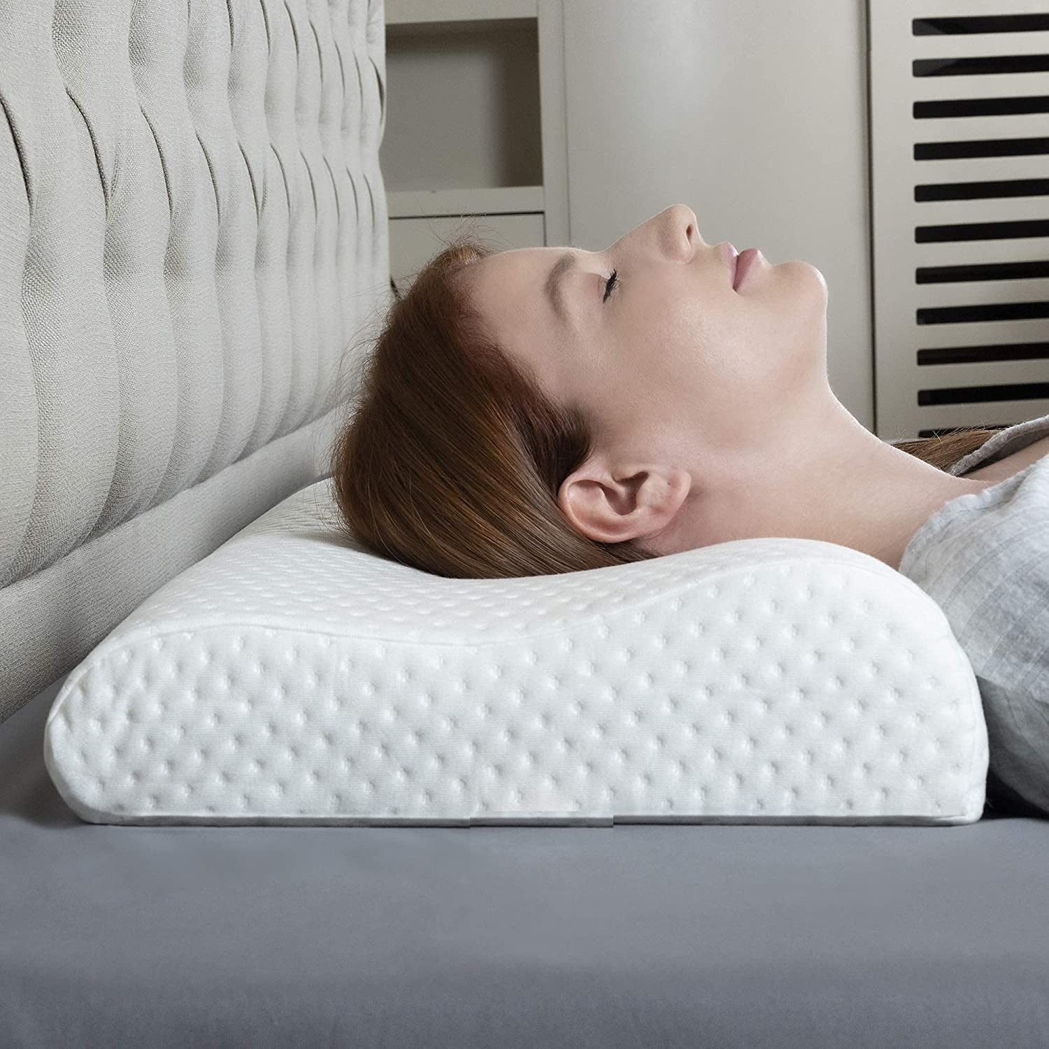 Premium Cloud Comfort Pillow – Memory Foam för tryckavlastning &amp; djup sömn