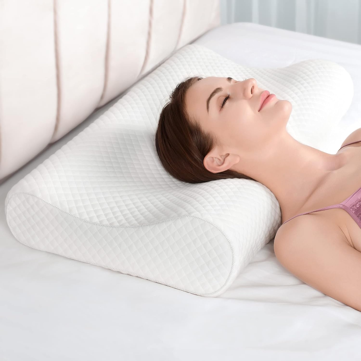 Premium Cloud Comfort Pillow – Memory Foam för tryckavlastning &amp; djup sömn