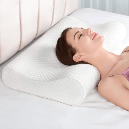 Premium Cloud Comfort Pillow – Memory Foam för tryckavlastning &amp; djup sömn