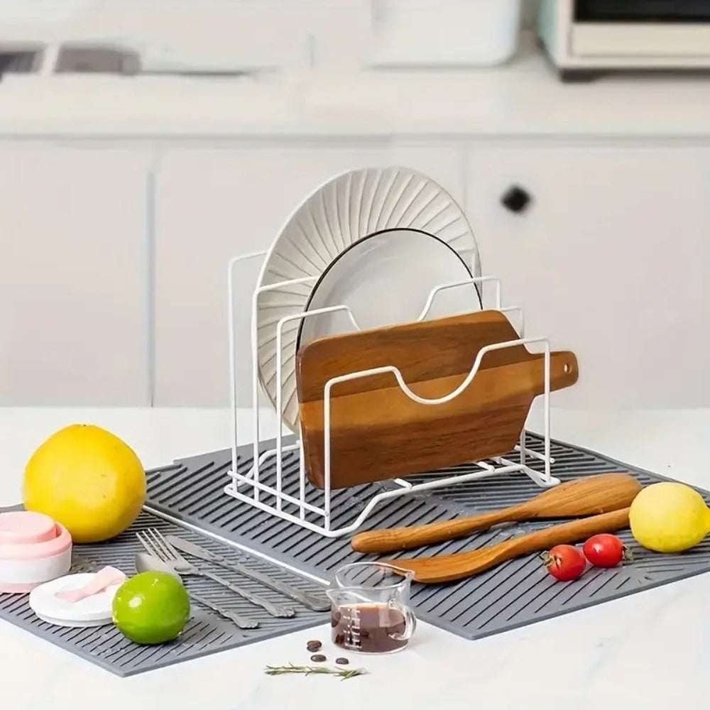 Carvallo – Lyxig Silikonavtappningsmatta för ett Prydligt Kök