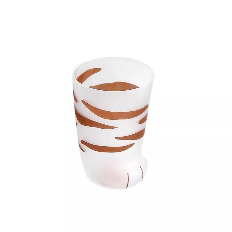 Carvallo – Lekfull kattpaws mugg gjord av värmebeständigt glas