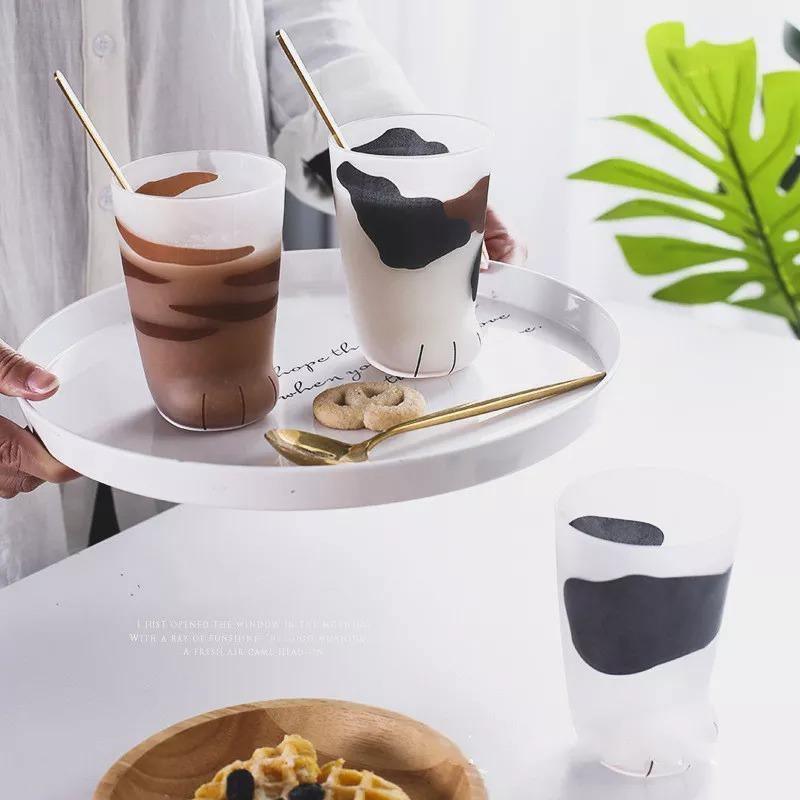 Carvallo – Lekfull kattpaws mugg gjord av värmebeständigt glas