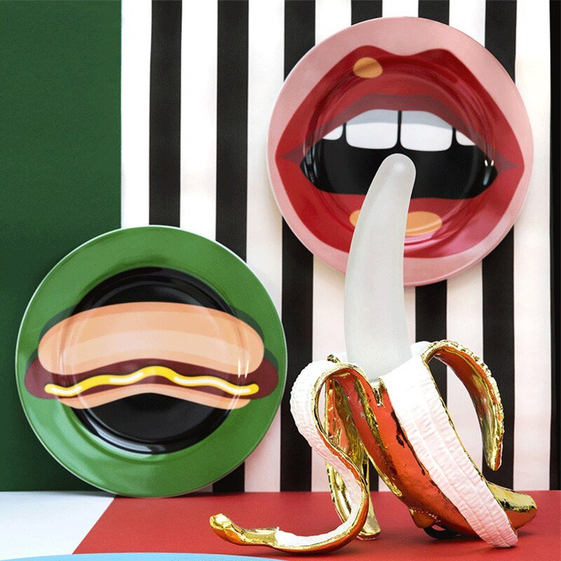 Bananblad Elegance Tafellampor