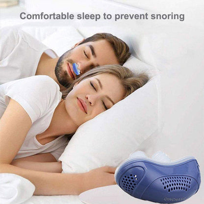 Micro CPAP Anti Snoring Elektronisk Sömn Apné Enhet