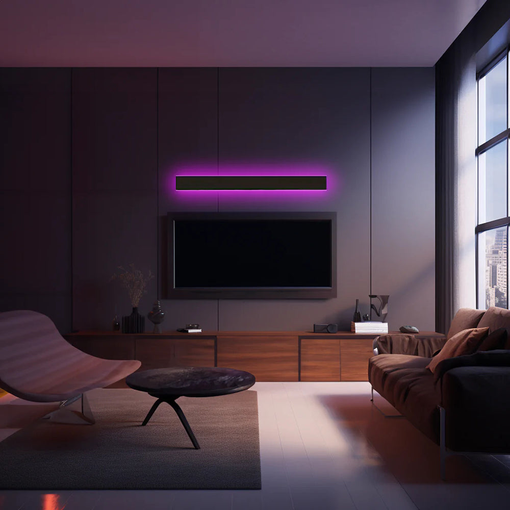Zenith - Modern Design LED Vägglampor Svart Metall för Trädgård och Hall