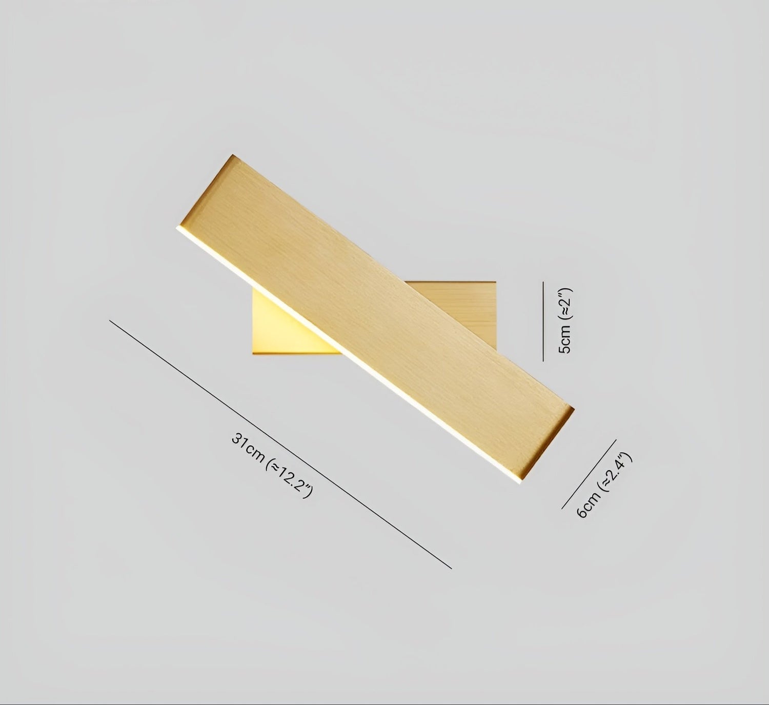 OrbitBeam Ljus - Rotbar Minimalistisk LED Vägglampa