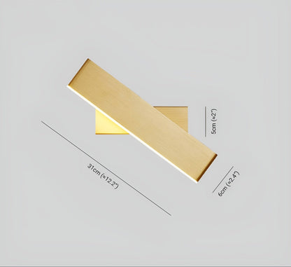 OrbitBeam Ljus - Rotbar Minimalistisk LED Vägglampa