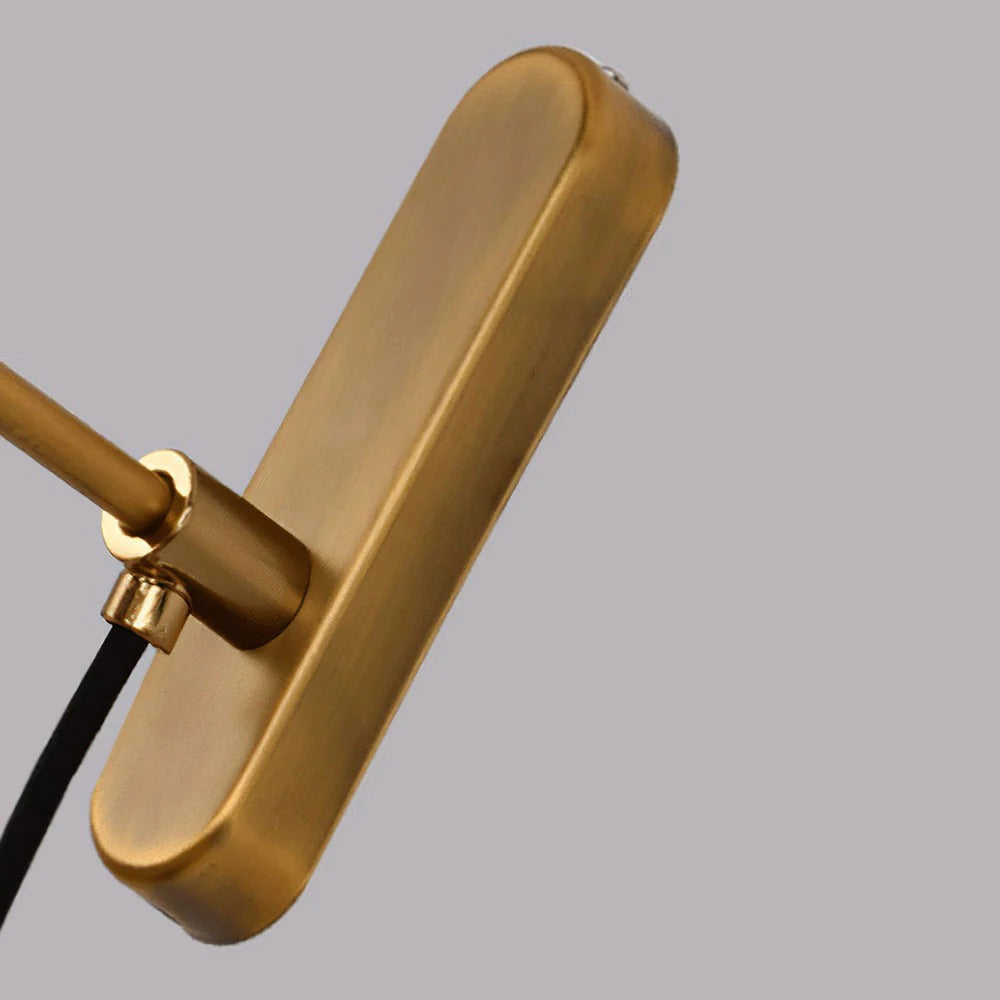 Nordic Glass Wall Lamp | Iron Base | Retro Vintage Style | 11in Round Shade | Brick by Brick