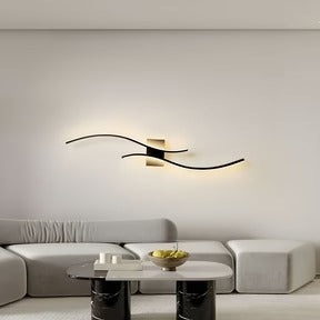 LED Vägglampa | Modern Akryl | Dimbar Aluminiumdesign | 24–39 tum | Brick by Brick